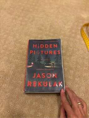Hidden Pictures by Jason Rekulak - Black and Red Paperback Novel